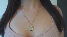 Load and play video in Gallery viewer, Medusa 14k Gold Pedant Necklace on Satellite Chain
