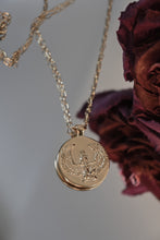 Load image into Gallery viewer, Goddess Isis Pendant Necklace with Waterproof 14k Gold Paperclip Chain
