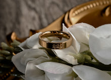 Load image into Gallery viewer, 222 Angel Number | 14k Gold Ring
