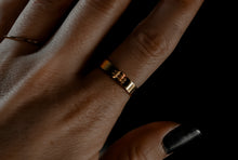Cargar imagen en el visor de la galería, GOLDEN CODES | Angel Numbers | Waterproof + Tarnish Resistant Stackable 14k Gold Ring

